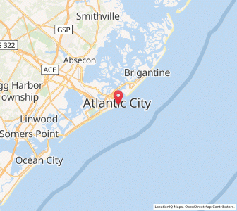 Map of 08401, New Jersey