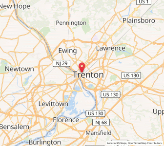 Map of 08618, New Jersey