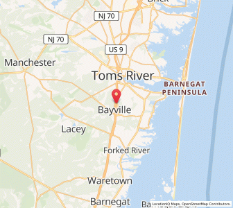 Map of 08721, New Jersey