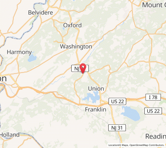 Map of 08827, New Jersey