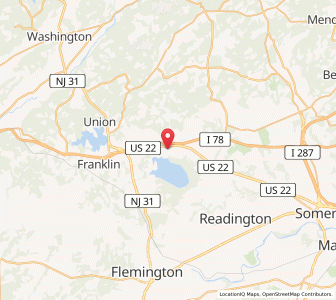Map of 08833, New Jersey