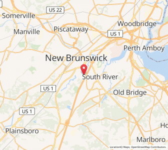 Map of 08850, New Jersey