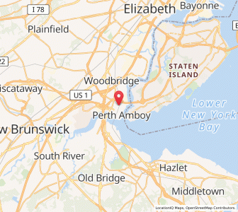 Map of 08861, New Jersey