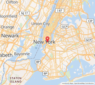 Map of 10012, New York