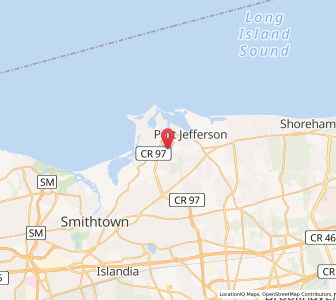 Map of 11733, New York