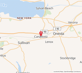 Map of 13032, New York