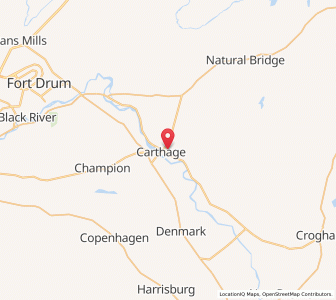 Map of 13619, New York