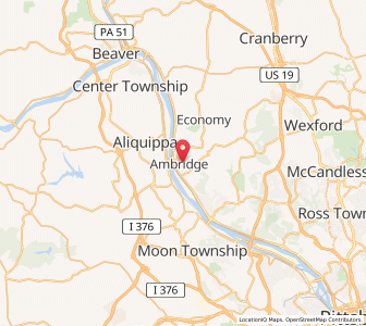 Map of 15003, Pennsylvania