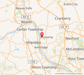 Map of 15005, Pennsylvania