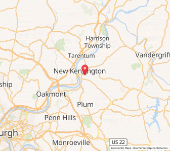 Map of 15068, Pennsylvania