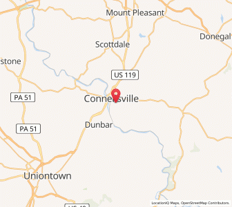 Map of 15425, Pennsylvania