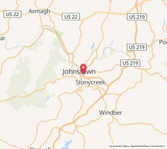 Map of 15905, Pennsylvania