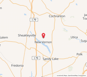 Map of 16130, Pennsylvania