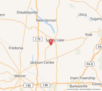 Map of 16153, Pennsylvania