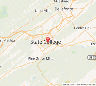 Map of 16801, Pennsylvania