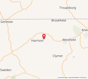 Map of 16927, Pennsylvania