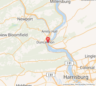 Map of 17020, Pennsylvania