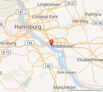 Map of 17034, Pennsylvania