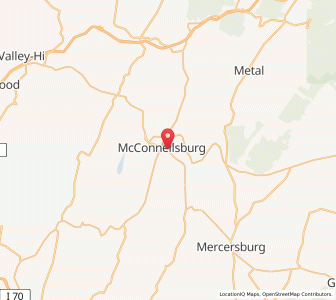 Map of 17233, Pennsylvania