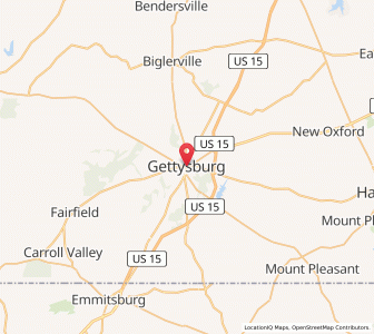 Map of 17325, Pennsylvania