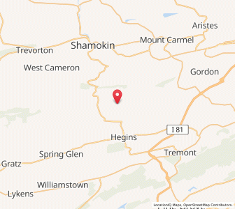 Map of 17964, Pennsylvania