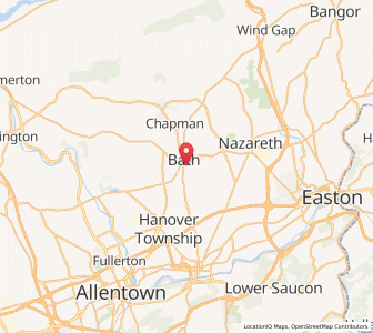 Map of 18014, Pennsylvania