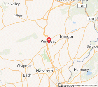 Map of 18091, Pennsylvania