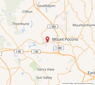 Map of 18350, Pennsylvania