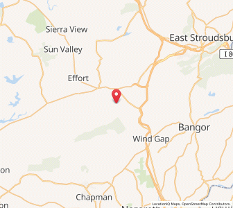 Map of 18353, Pennsylvania