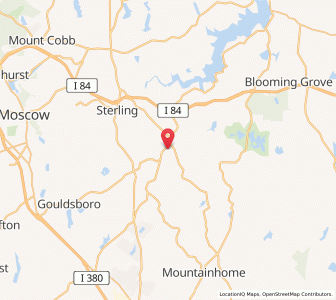 Map of 18445, Pennsylvania