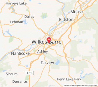 Map of 18706, Pennsylvania