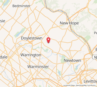 Map of 18925, Pennsylvania