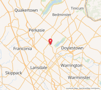 Map of 18927, Pennsylvania