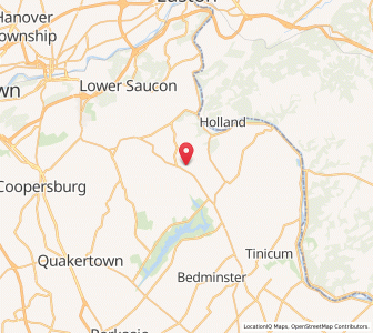 Map of 18930, Pennsylvania