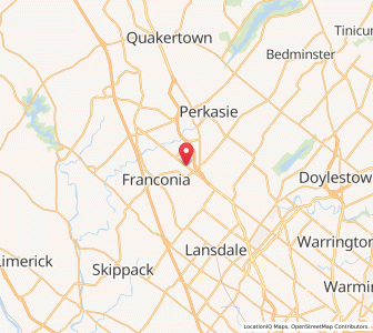 Map of 18969, Pennsylvania