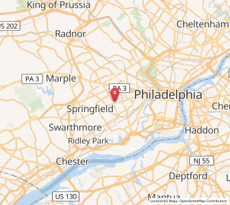 Map of 19050, Pennsylvania