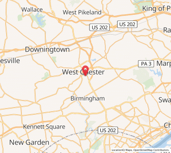 Map of 19380, Pennsylvania