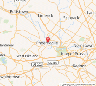 Map of 19460, Pennsylvania