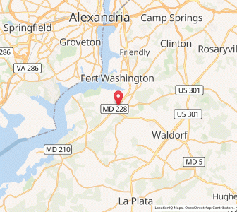 Map of 20607, Maryland