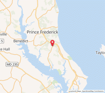 Map of 20676, Maryland