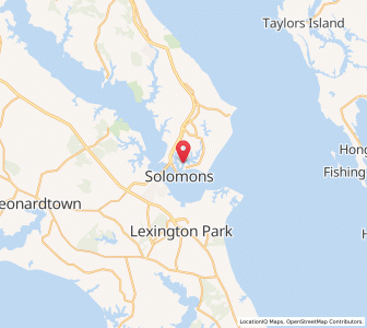 Map of 20688, Maryland