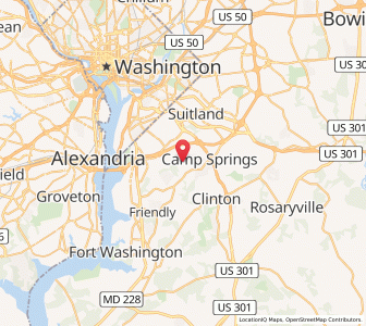 Map of 20748, Maryland