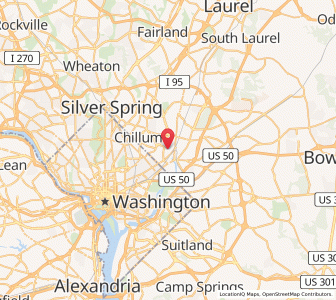 Map of 20785, Maryland