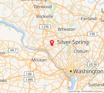 Map of 20817, Maryland