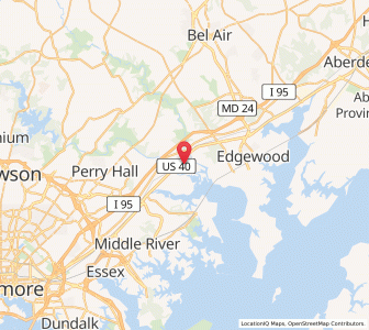 Map of 21010, Maryland