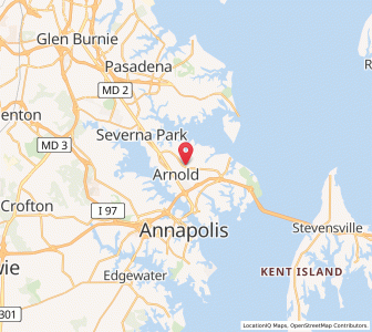 Map of 21012, Maryland