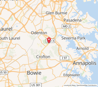 Map of 21054, Maryland