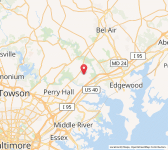 Map of 21087, Maryland