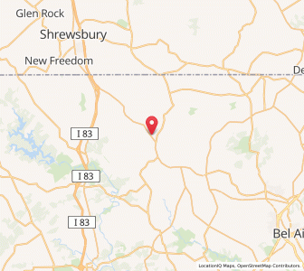 Map of 21161, Maryland