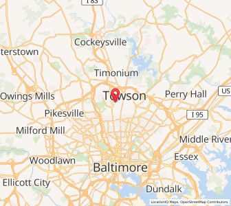Map of 21204, Maryland